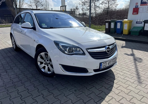 Opel Insignia cena 40000 przebieg: 206000, rok produkcji 2016 z Gdańsk małe 436